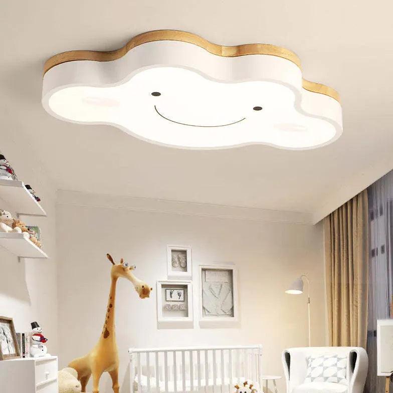 Cute Clouds Bedroom LED Flush Ceiling Lights - Clowas