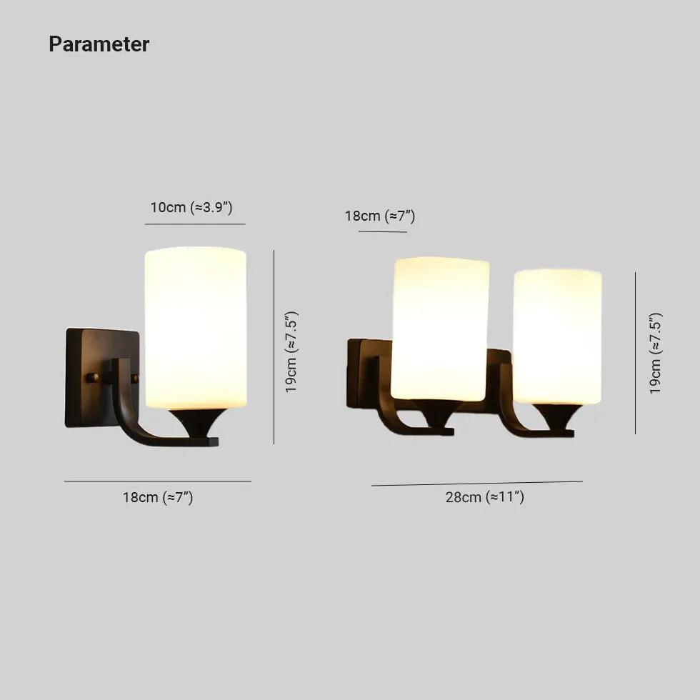 Cylindrical Lampshade Modern Wall Lights - Clowas