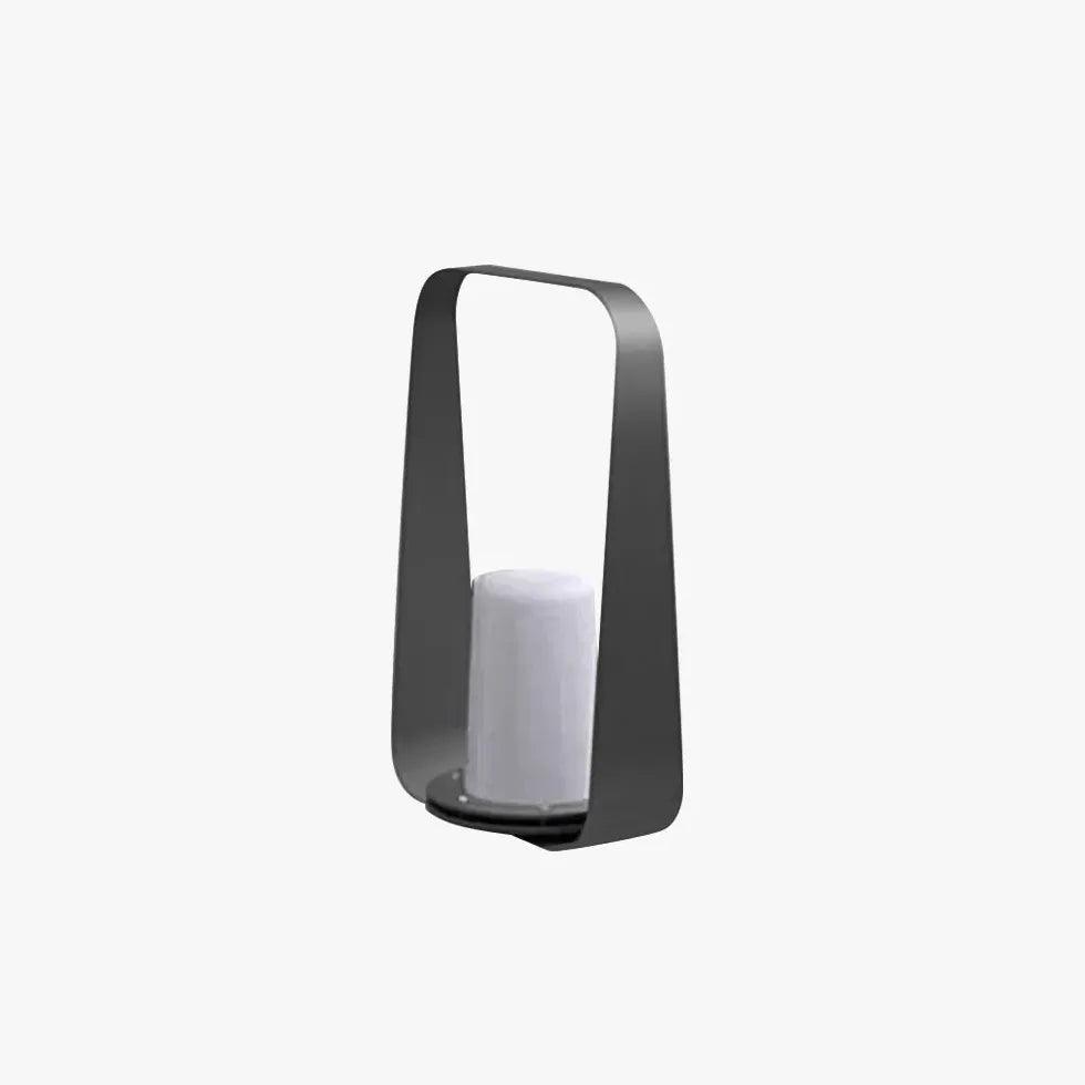 Cylindrical Portable Lantern with Arched Handle - Clowas