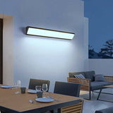 Simple Tri-Colour LED Linear Wall Light for Porch