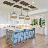 Wabi-Sabi Rattan Light Pendants for Kitchen