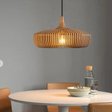 Vintage Wood Ceiling Pendant Light for Dining Room