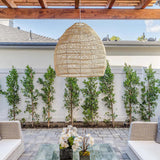 Japanese Wabi-Sabi Rattan Pendant Living Room Lighting