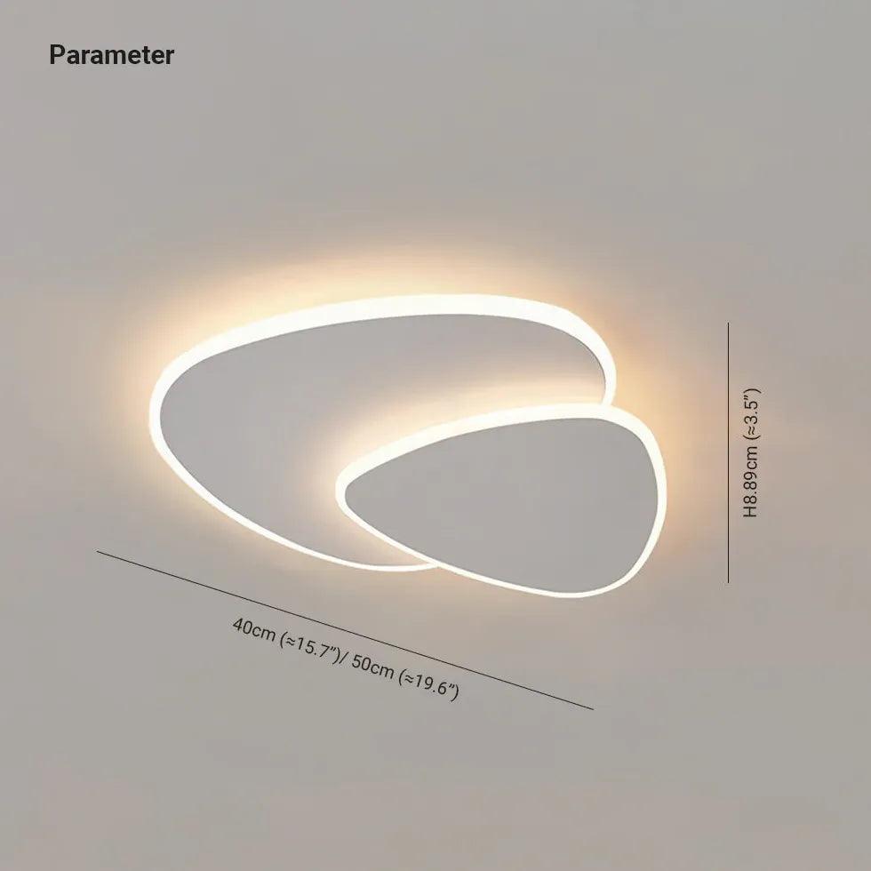 Decorative Style Modern White Flush Ceiling Lights - Clowas
