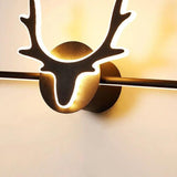 Nordic Black Antler Bathroom Picture Light