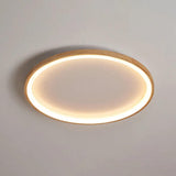 Depression Neutral Modern Wooden Flush Ceiling Lights - Clowas
