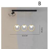 Dimming Ring Glass Kitchen Pendant Light - Clowas
