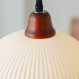 Wabi-Sabi Style Ceramic Pendant Light for Dining Room