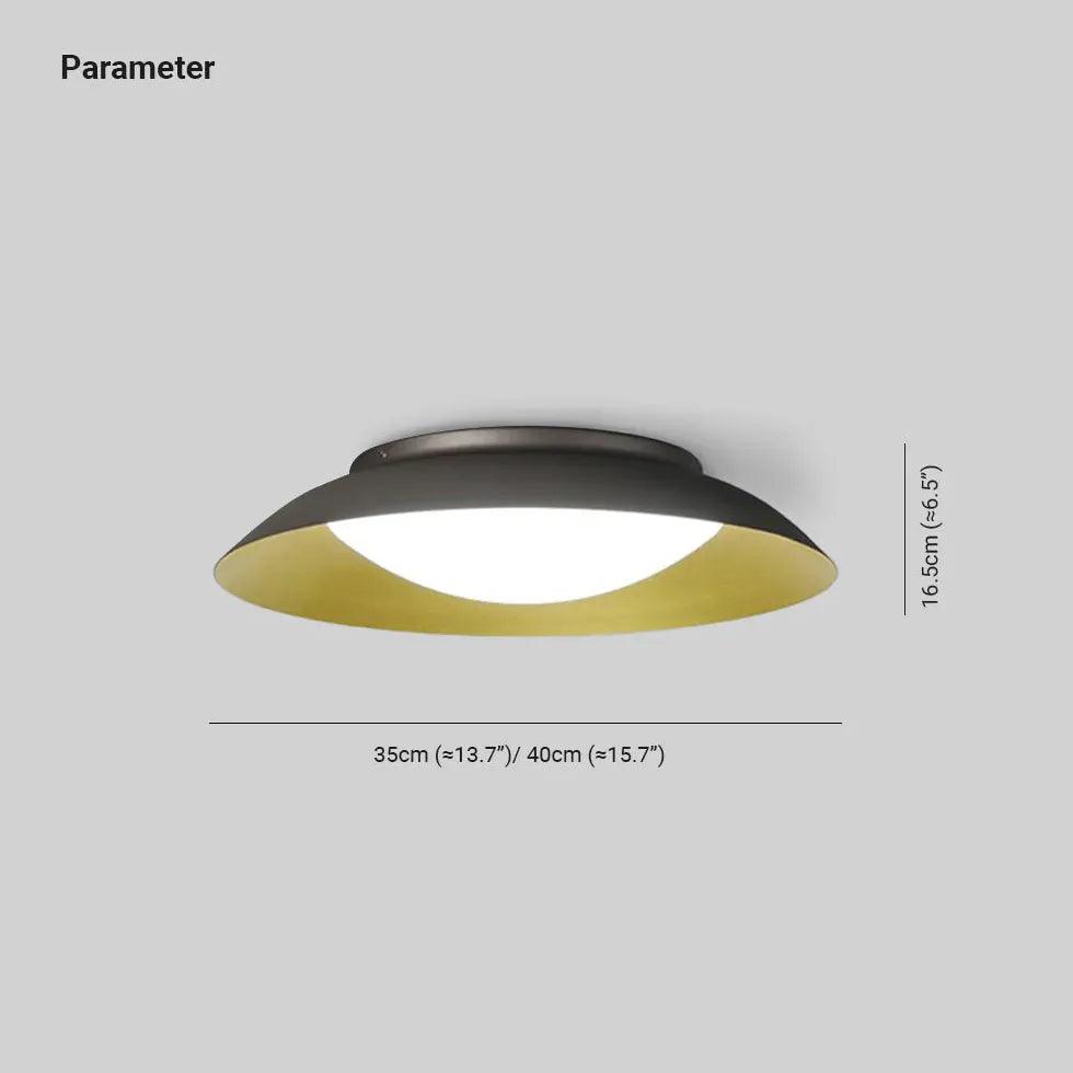 Dish-shaped Vintage Design Bedroom Ceiling Light - Clowas