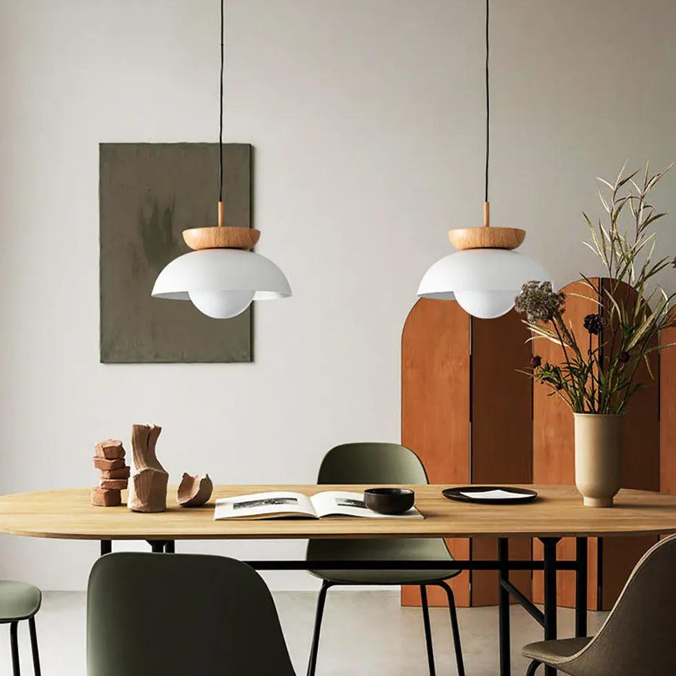 Double Hemisphere LED Modern Pendant Light - Clowas