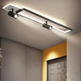 Double Layer Irradiation Black Flush Ceiling Lights - Clowas