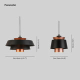 Double Layer Lampshade LED Modern Pendant Light - Clowas