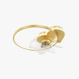Double Ring Modern LED Ceiling Fan Light - Clowas