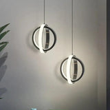 Double Ring Stereo Bedroom LED Pendant Light - Clowas