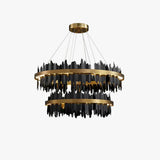 Double Vertical Stripes Industrial LED Chandelier - Clowas