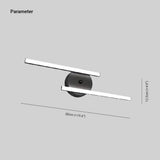 Dual Linear Round Led Modern Wall Lights - Clowas