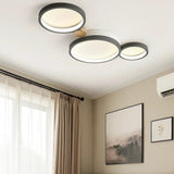 Nordic Flush Ceiling Light Metal Dimmable for Living Room