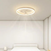 Edge LED Strip Minimalist Round Fan Light - Clowas