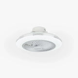 Remote-Controlled Round Modern Bedroom Fan Light - Clowas