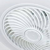 Remote-Controlled Round Modern Bedroom Fan Light - Clowas