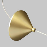 Disc Lampshade Linear Minimalist Corner Floor Lamp - Clowas