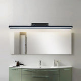 Acrylic Black Linear Bathroom Mirror Lights - Clowas