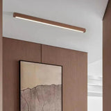 Rectangular LED Wooden Hallway Ceiling Light - Clowas