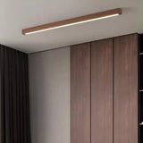Rectangular LED Wooden Hallway Ceiling Light - Clowas