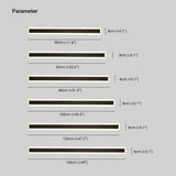 Outdoor RGB Long Wall Light with Motion Sensor for Porch Spaces