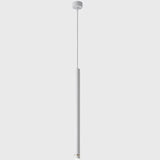 Minimalist Black Cylinder Pendant Light Metal Dimmable for Kitchen Islands