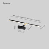 Elegant Long Strip Bathroom Wall Lights - Clowas