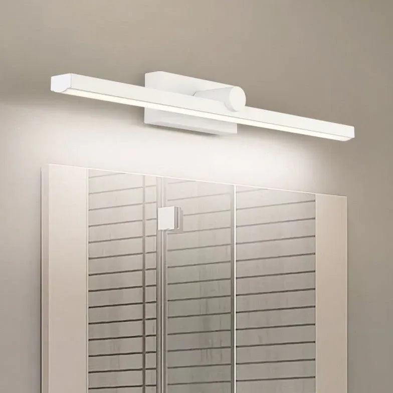 White Linear Bathroom Mirror Lights - Clowas