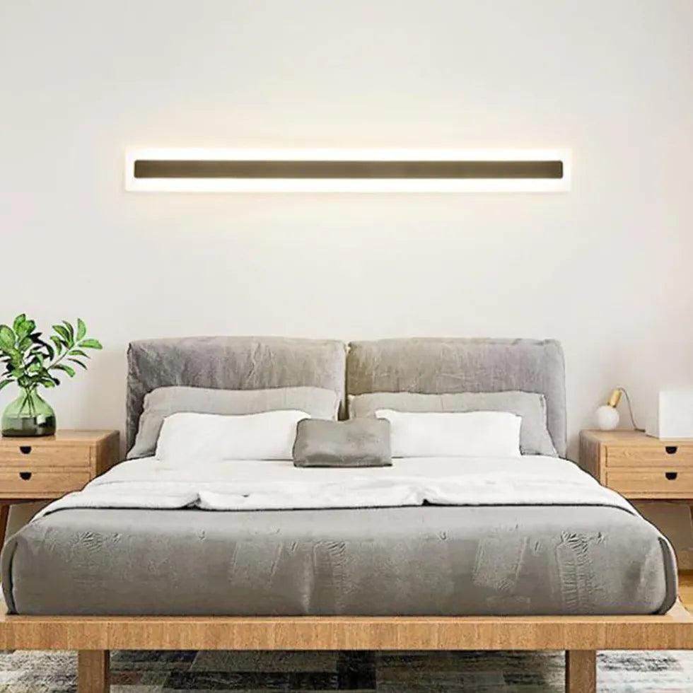 Black Modern Long LED Wall Lights - Clowas