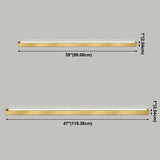 Black Rectangular Linear LED Floor Lamp - Clowas