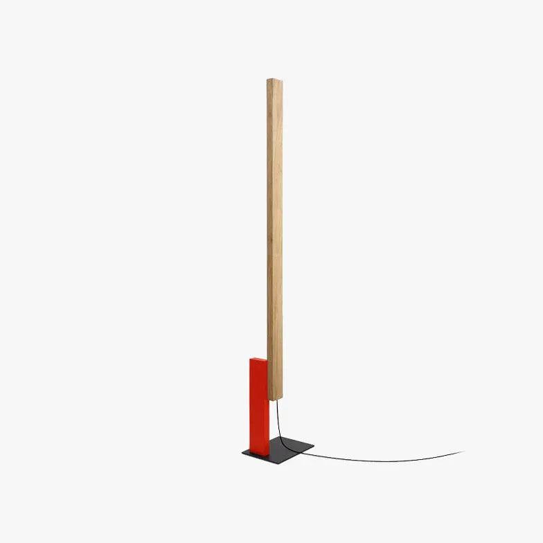 Dual-Color Straight Rod Minimalist Floor Lamp - Clowas