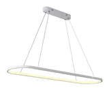 Black Oval LED Kitchen Pendant Light - Clowas