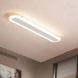Modern Ultra-Slim Eye-Friendly Oval Ceiling Light for Hallway