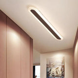 Modern Ultra-Slim Eye-Friendly Oval Ceiling Light for Hallway