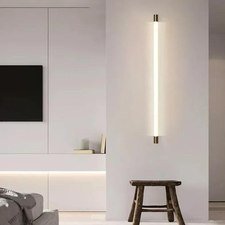 Gold Thin Tube Led Bathroom Mirror Lights - Clowas
