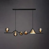 Contemporary Smoke Glass Pendant Light for Dining Room