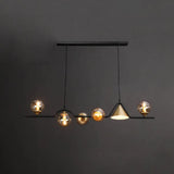 Contemporary Smoke Glass Pendant Light for Dining Room