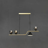 Contemporary Smoke Glass Pendant Light for Dining Room