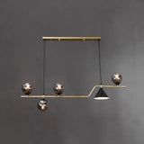 Contemporary Smoke Glass Pendant Light for Dining Room