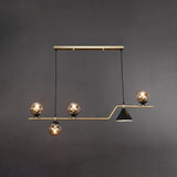Contemporary Smoke Glass Pendant Light for Dining Room