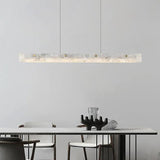 Onyx Finish White Dining Room Pendant Light - Clowas