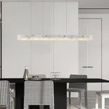Onyx Finish White Dining Room Pendant Light - Clowas
