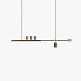 Multi-Light Black LED Office Pendant Light - Clowas