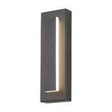 Rectangular LED Outdoor Black Wall Lamps - Clowas