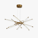 Black LED Branch Structure Chandelier - Clowas