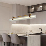 Industrial Kitchen Linear Glass Shade Pendant Light - Clowas
